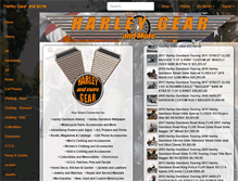 Tablet Screenshot of harleygearandmore.com